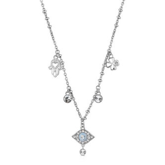 Stylový ocelový náhrdelník s přívěsky Chakra BHKN097 Brosway