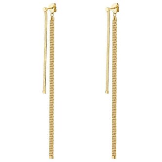 Krásné pozlacené náušnice 2v1 Essential BNL086 Brosway