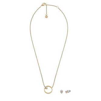 Romantická pozlacená souprava šperků Kariana SKJB1014SET Skagen