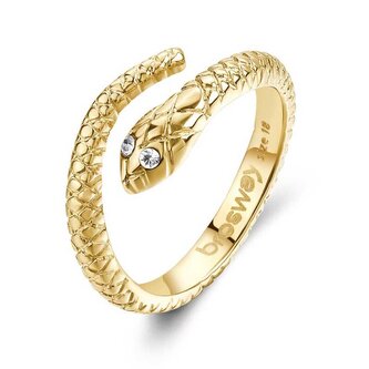 Originální pozlacený prsten Had Chakra BHKR006 Brosway / Obvod: 52 mm - 52 mm