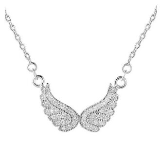 Stříbrný náhrdelník s křídly AGS194/47 Beneto