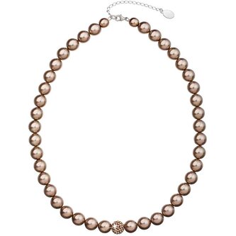 Perlový náhrdelník 32011.3 bronze Evolution Group