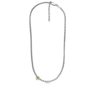 Pánský bicolor náhrdelník Sawyer JOF00946998 Fossil