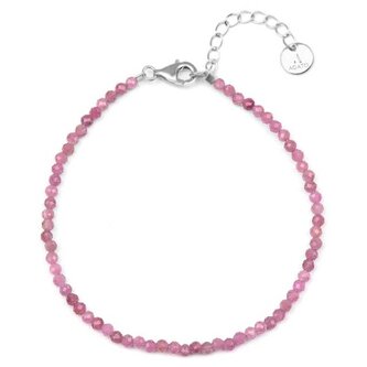 Minerální náramek s růžovým turmalnínem POL-B19/21L Agato