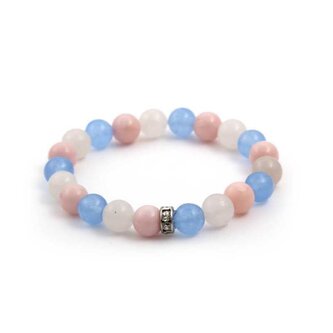 Korálkový náramek z jadeitu a nefritu MINK08/17 Agato