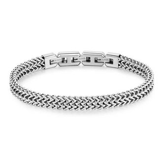 Elegantní ocelový řetízkový náramek pro muže Ink BIK99 Brosway