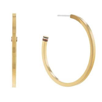 Nadčasové pozlacené kruhové náušnice 2780774 Tommy Hilfiger