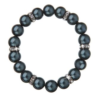 Elegantní perličkový náramek s krystaly 33058.3 Evolution Group