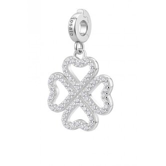 Blyštivý stříbrný přívěsek Čtyřlístek Storie RZ247R Rosato