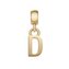 Pozlacený přívěsek písmeno "D" Charms DW00400487 Daniel Wellington