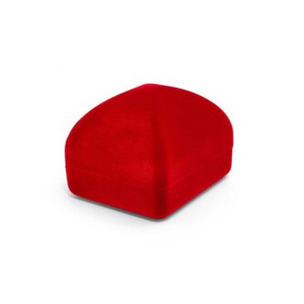 Semišová červená dárková krabička KS2-V Beneto Exclusive