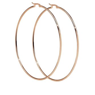 Nadčasové bronzové náušnice kruhy Troli / Průměr: 5 cm