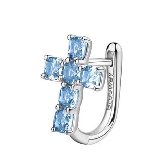 Stylová single náušnice Fancy Cloud Light Blue FCL16 Brosway