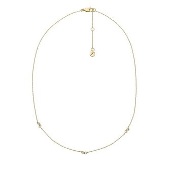 Jemný pozlacený náhrdelník s krystaly JA7287710 Fossil