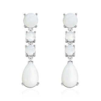 Nádherné visací náušnice s perletí AGT-E119P Agato