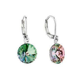 Oslnivé visací náušnice s krystaly Swarovski 51078.3 vitrail Evolution Group