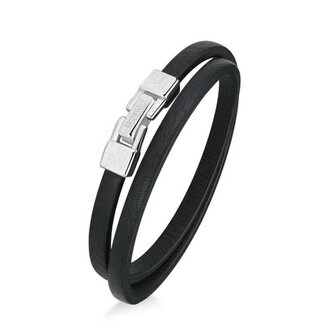 Dvojitý kožený náramek pro muže Ink BIK137 Brosway