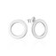 Minimalistické stříbrné náušnice AGT-E235P Agato