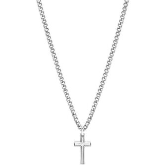 Módní ocelový náhrdelník s křížkem Ink BIK10 Brosway