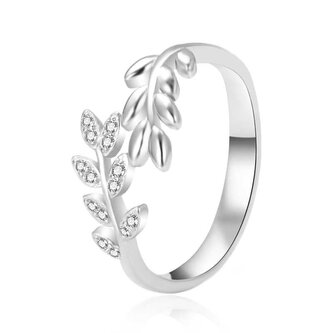 Stříbrný prsten s lístečky AGT-R29W Agato / Obvod: 60 mm - 60 mm