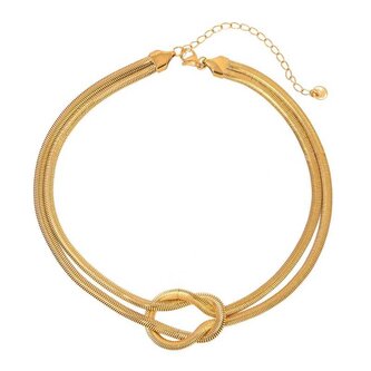 Elegantní dvojitý náhrdelník Hádek VAAJDN2310015-G Troli