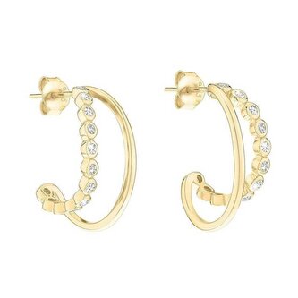 Pozlacené náušnice se zirkony Tiny Glimmer TJ-0610-E-21 Tamaris