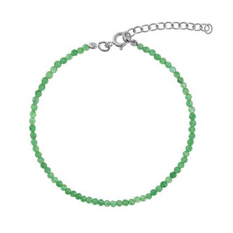 Korálkový náramek ze smaragdu AJKNR003 Again Jewelry