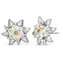 Něžné náušnice Protěž s krystaly 41050.R Crystalp