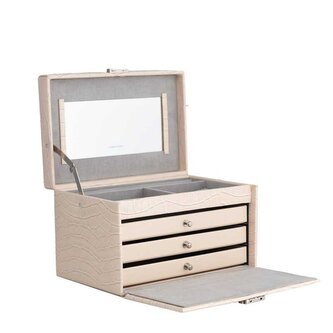 Šperkovnice světle růžová/šedá Jolie 23254-30 Friedrich Lederwaren