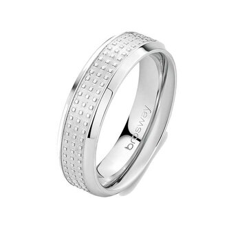 Moderní pánský prsten z oceli Bullet BUL66 Brosway / Obvod: 59 mm - 59 mm