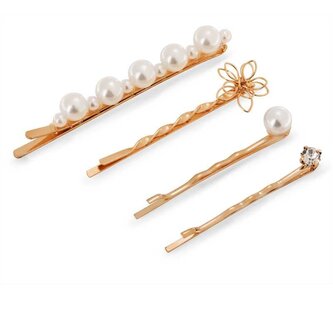 Elegantní pozlacená sada sponek do vlasů Troli