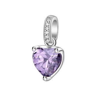 Stříbrný přívěsek Srdce Fancy Magic Purple FMP28 Brosway