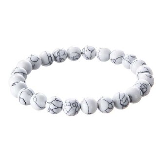 Minerální náramek z howlitu 43056.3 Evolution Group