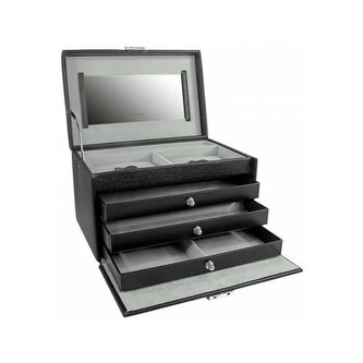 Šperkovnice černá/šedá Jolie 23256-21 Friedrich Lederwaren