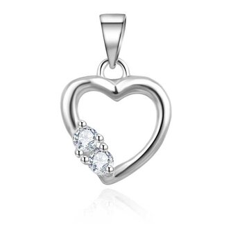 Stříbrný srdíčkový přívěsek AGH672 Beneto