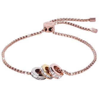 Náramek s tricolor třpytivými korálky Troli