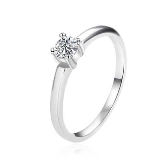 Okouzlující stříbrný prsten se zirkonem AGT-R05W Agato / Obvod: 56 mm - 56 mm