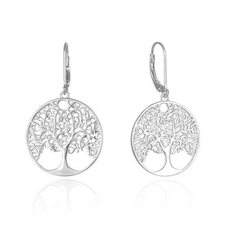 Stříbrné náušnice Strom života AGUC2708 Beneto