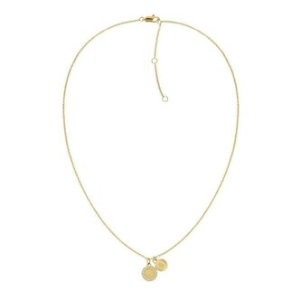 Stylový pozlacený náhrdelník s krystaly Mini Crystals 2780902 Tommy Hilfiger