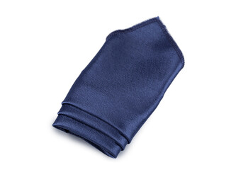 Saténový kapesníček do saka v krabičce - 1 ks - 20 (25) modrá capri