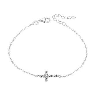 Stříbrný náramek s křížkem AGB580/21 Beneto