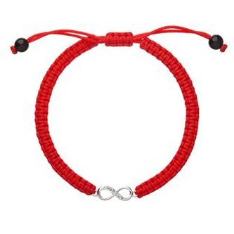Červený kabala náramek Nekonečno 13002.3 Evolution Group
