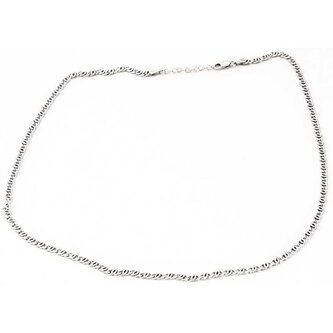 Stříbrný řetízek Pancer 53 cm AGS680/53 Beneto Exclusive