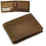 Dariya bags Hnědá pánská peněženka