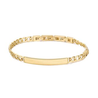 Pozlacený pánský náramek z oceli Riptide BTD021 Brosway