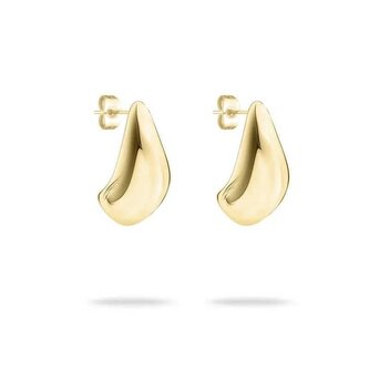 Pozlacené ocelové náušnice Organic Shapes Tear Drop TJ-0601-E-22 Tamaris