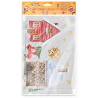 Naklejki na okno Boże Narodzenie MIX