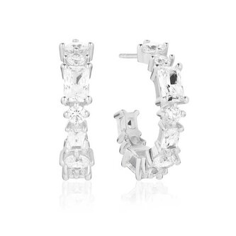 Stříbrné náušnice s kubickými zirkony Ivrea SJ-E12312-CZ Sif Jakobs