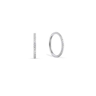 Blyštivé ocelové kruhy se zirkony Arctic Symphony 730-17-05 Bering