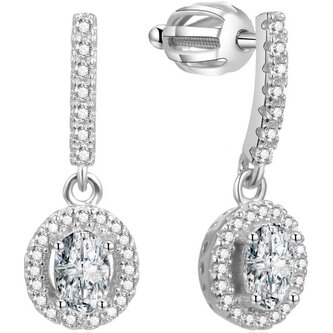 Stříbrné náušnice se zirkony TAGUP1647S Beneto